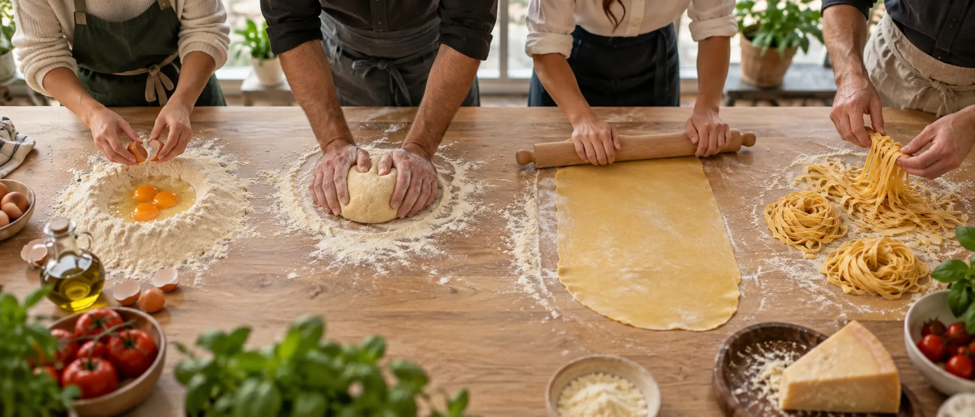 Göra färsk pasta